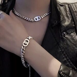 18k Gold Plated Diamond Stainless Steel Fashion Jewelry Sets